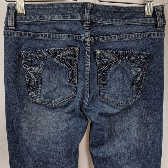 WHBM Blanc Boot Leg Jeans Sz 0 Regular - Picture 5 of 11